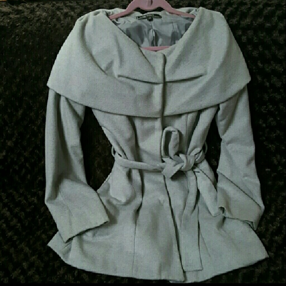 Gray coat